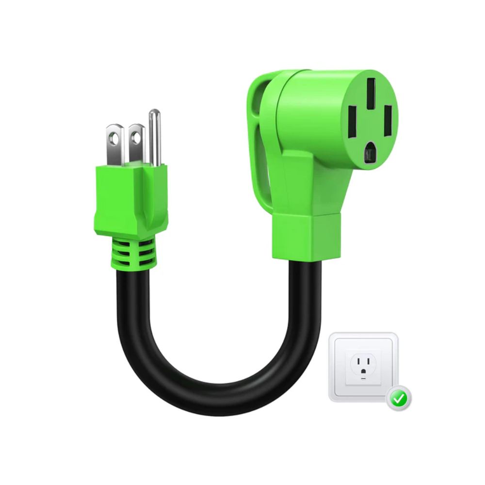 Red CEE socket (32A ) to schuko plug adapter (5)
